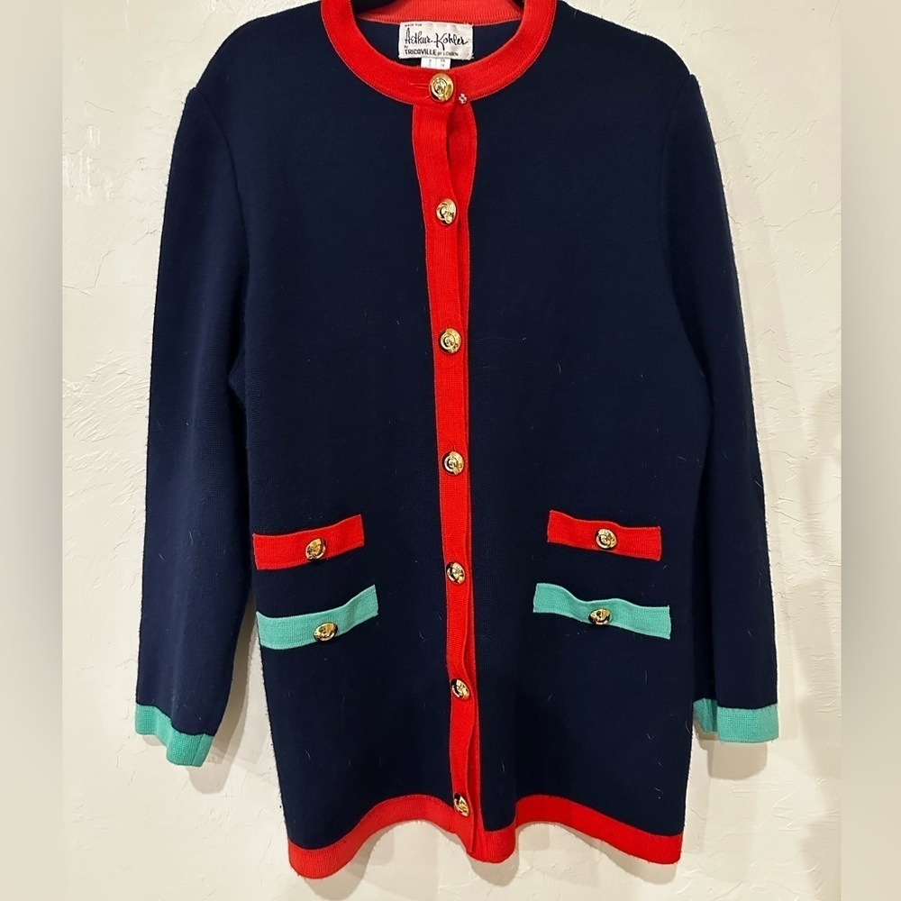 Chic Vintage Sweater Arthur Koehler Tricoville‎